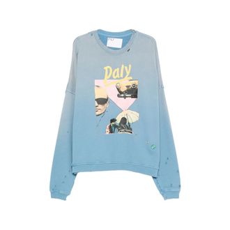 Paly Hollywood Crew-neck Graphic-print Sweatshirt