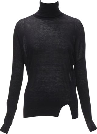 Vince viscose turtleneck long sleeve sweater
