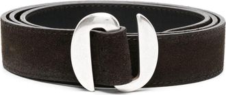 Orciani buckled suede belt - men - Leather - 115 - Brown
