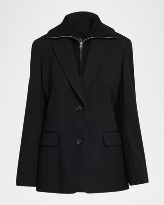Rag & Bone Frank Ponte 2-in-1 Blazer