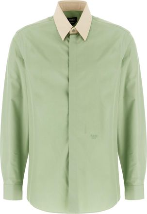 Fendi Pastel Pink Poplin Shirt
