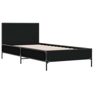 Berkfield Home Durable Bed Frame without Mattress Black 100x200 cm