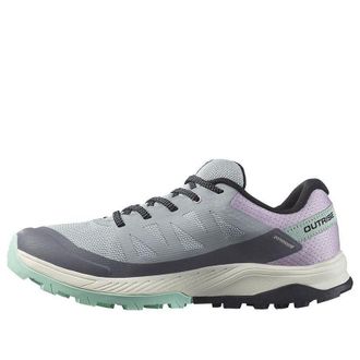 Salomon (WMNS) SALOMON Outrise GTX Quarry Orchid Bloom 472192