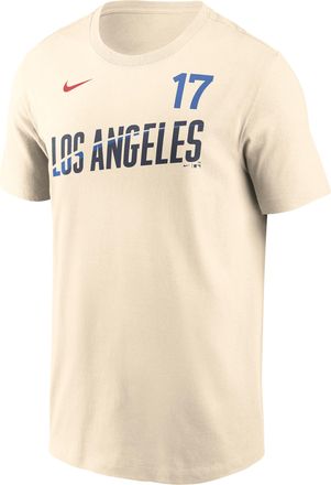 Nike Shohei Ohtani Los Angeles Dodgers City Connect Nike Mens MLB T-Shirt in Brown | N19915ALD9-B2F