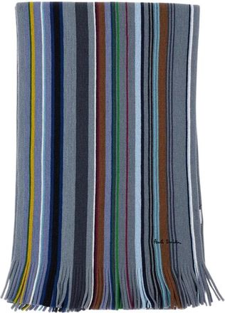 Paul Smith Accessoires, Heren, Veelkleurig, ONE Size, Paul Smith Scarfs Grey