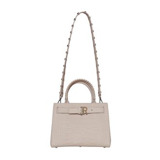 John Richmond Tassen, Dames, Beige, ONE Size, Handtas met reptielprint