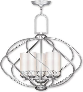 Livex Lighting Livex Westfield 5-Light Brushed Nickel Chandelier