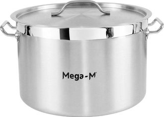 OEM Olla Mediana Para Catering Con Tapa Mega-m Pro 32 L, Di&aacute;metro 40 Cm X Altura 26 Cm N