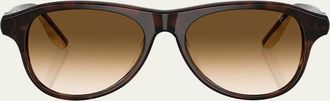 Brunello Cucinelli BC4015S Acetate Aviator Sunglasses