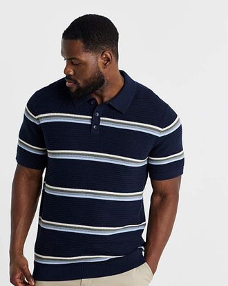 Jack & Jones Jack & Jones Maine Knitted Stripe Polo