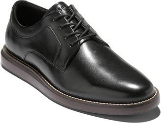Cole Haan Grand Neoclassic Plain Toe Derby in Black /Dk Natural at Nordstrom, Size 11.5
