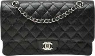Chanel Pre-owned Vintage Shoulder Bag - Dames - Vintage Schoudertas - Zwart - ONE Size - Leer - Vintage
