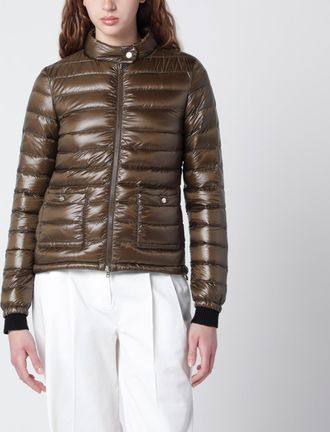 Herno Military Green Ultralight Nylon Bomber Jacket