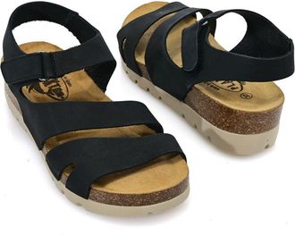 Plakton Comodoro Leather Wedge Sandals