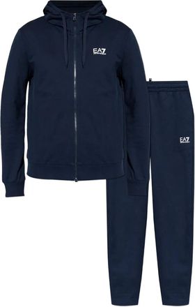 Emporio Armani Tuta sportiva con cappuccio - Blu