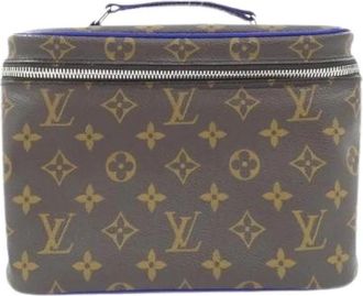 Louis Vuitton Pre-owned Monogram Macassar Color Mania Vanity Case - Dames - Vintage Handtas - Bruin - ONE Size - Vintage