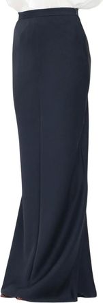 Max Mara Rokken, Dames, Blauw, XS, Satijn, Rimini Skirt