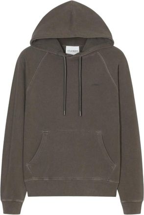 Closed Hooded Sweatshirt - Heren - Hoodies - Groen - S - Katoen - Hoodies & sweatvesten