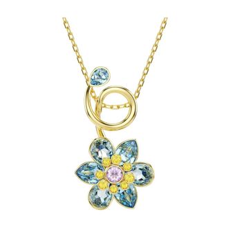 Swarovski Accessoires, Dames, Veelkleurig, ONE Size, Elegante Gouden Ketting met Kristal