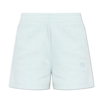 Anine Bing Kam Shorts - Dames - Bermuda - Blauw - L - Katoen - Korte Broeken