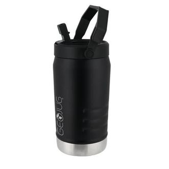 Brentwood Vacuum Insulated Sports Water Jug, Spout Straw Lid, Large Handle with Fence Hook in Black at Nordstrom