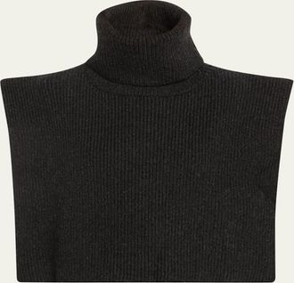 The Row Emmit Turtleneck Scarf Cashmere Collar
