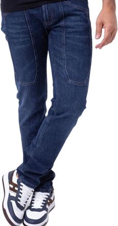 Jeckerson Classic Straight-Leg Dark Denim Jeans