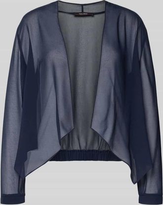 Vera Mont Jacke aus Chiffon in offener Passform in Dunkelblau, Gr&ouml;&szlig;e 36