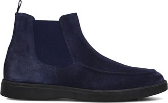 Stefano Lauran Blauwe Su&egrave;de Chelsea Laarzen - Heren - Chelseaboots - Blauw - 43 EU - Su&egrave;de - Schoenen