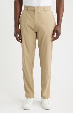 Tommy John Commuter Straight Leg Pants in Khaki at Nordstrom, Size Xx-Large