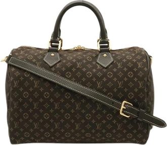 Louis Vuitton Pre-owned Handbag - Dames - Vintage Handtas - Bruin - ONE Size - Leer - Vintage