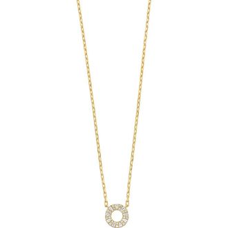 Bony Levy Circle of Life Diamond Pendant Necklace in 14K Yellow Gold at Nordstrom Rack, Size 18