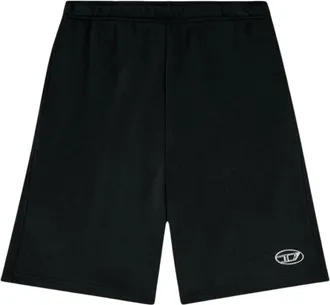 Diesel P-Marshy-Od Sweat Shorts - Heren - Korte Broeken - Zwart - XS - Katoen - Korte Broeken
