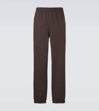 Miu Miu Cotton twill tapered pants