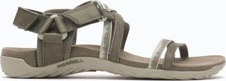 Merrell Womens Terran 3 Cush Lattice Sandal In Olive