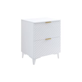 Petits Meubles Mueble bajo lavabo 60 cm sobre patas estratificado Blanco