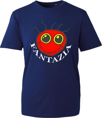 Generic Fantazia Logo Cartoon T-Shirt, Funny Famous UK Rave Music Promoter Organizer Fan Shirt, Gift Unisex Tee Top (Navy, XL Years)