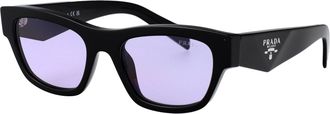 Prada Womens Sunglasses Black Acetate