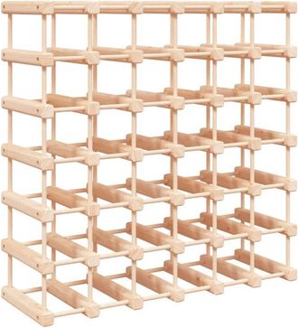 vidaXL Vidaxl - Wine Rack for 42 Bottles 68.5x23x68.5 cm Solid Wood Pine