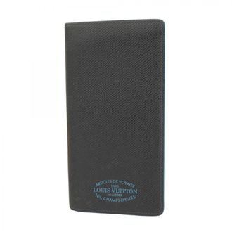 Louis Vuitton Navy Blue Long Wallet (Bi-Fold) (Pre-Owned)