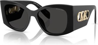 Michael Kors Vierkante zonnebril Costa Blanca - unisex - Zonnebrillen - Zwart - 53 MM - Accessoires