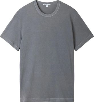James Perse S/S Crew T-Shirt - Heren - T-shirts - Grijs - S - Katoen - Tops