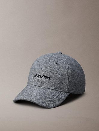 Calvin Klein Gorra Con Logo Bordado De Fieltro