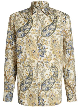 Etro paisley-print shirt - Green
