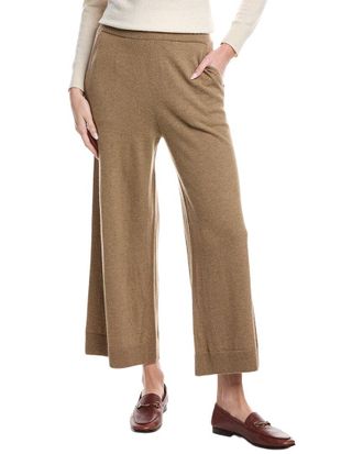 Lafayette 148 New York Pull On Wide Leg Wool & Cashmere-Blend Pant