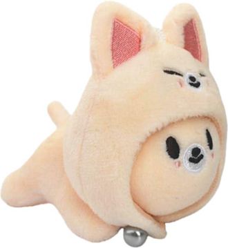 Generic sk-z keychain DO ITkeychain plush keyring sk-zoo keyring stay plush pendant (I.N)