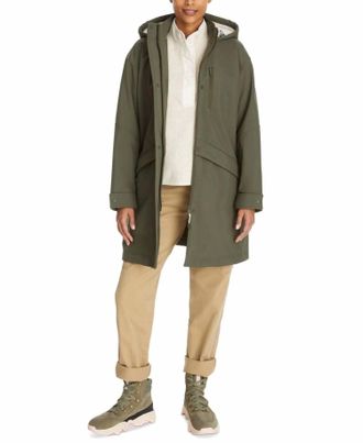 G.H. Bass & Co. Womens Stadium Parka Jacket In Deep Depths Grey