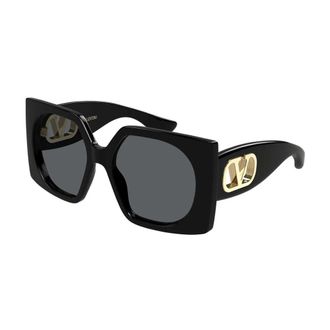 Valentino Sunglasses, unisex, Black, Size: 55 MM Vg0002S Sunglasses