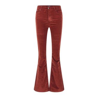 Lois Pantalones Palazzo Anchos - Trousers - Mujer - Rojo - W25