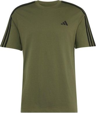 adidas Essentials Single Jersey Left Chest Branded Tee T-Shirt f&uuml;r Herren | oliv